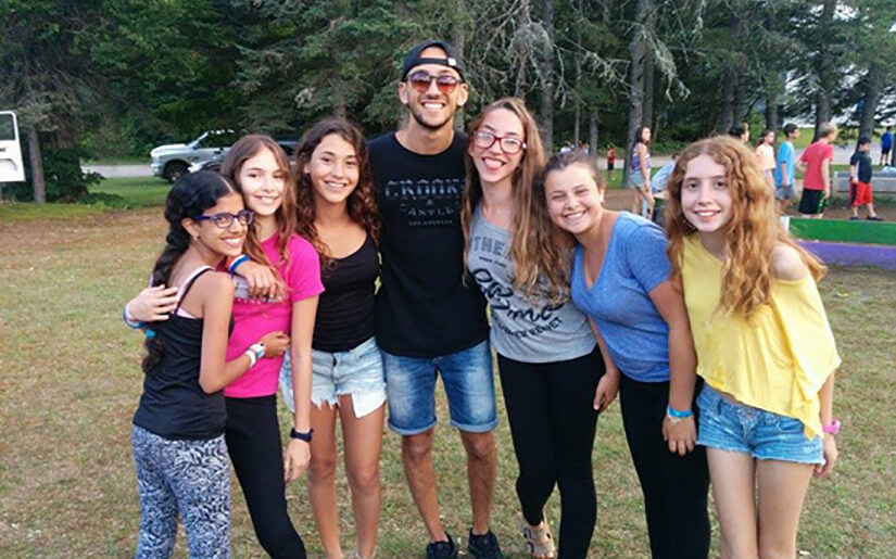 בנות מצווה במחנה קנדה 2015