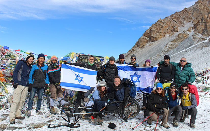 נכה צהל במסע גבורה לגג העולם | צילום: אלון דרעי