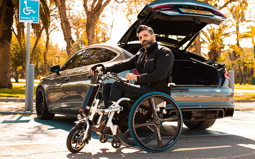 האופן החשמלי הראשון בישראל - הופך כל כיסא גלגלים לחשמלי האופן החשמלי הראשון בישראל - הופך כל כיסא גלגלים לחשמלי