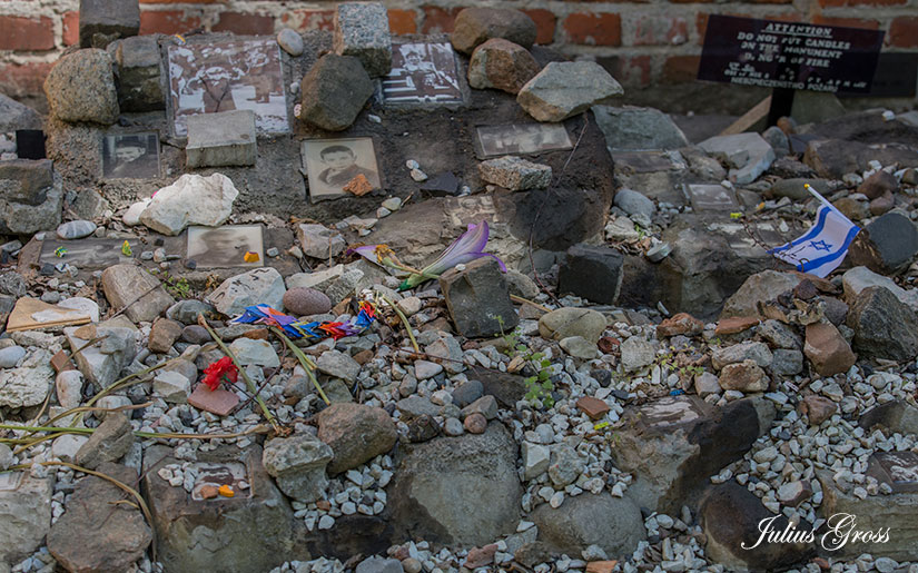 לזכר הנספים בשואה - בבית הקברות היהודי בורשה